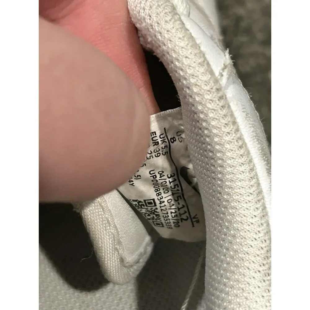 Nike Air Force 1 Low White Athletic Shoes‎ Sneakers 315115-112 Women's Size 8